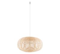 Pendelleuchte Salle à Manger Bambou L: 79 CM E27 Nature Salon Lampe Suspendue