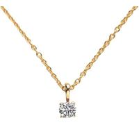 Pendent en Or Fin avec Pierre de Naissance, fourchelé pour Femmes nœud Cou Garde-Malade Cadeau de Naissance, Anniversaire, Saint-Valentin