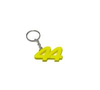 Pendentif 44 Lewis LH44 F1, porte-clés pilote de Formule 1, porte-clés F1, gadget Formule 1 pour clés de voiture, abréviation du nom du pilote de F1