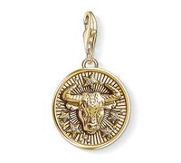 Pendentif à breloques - Thomas Sabo - 1653-414-39 - Plaqué or - Taureau - Zircones blanches