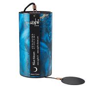 Pendentif à manivelle pour instrument de guérison fait à la main avec carillon éolien à cinq éléments, bleu