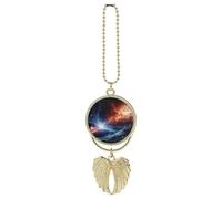 Pendentif à suspendre en alliage de zinc pour rétroviseur de voiture - Soulage la fatigue visuelle - Porte-clés vintage - Décoration d'intérieur de voiture porte-bonheur, taille unique, Zinc