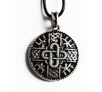 Pendentif Amulette mérovingiens, avec 925 Argent Sterling plaqué argent