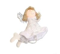 Pendentif ange en tissu doux, 10 cm, sans danger pour les enfants (A)