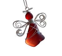 Pendentif angélique plat en acrylique 2D - Thème côtier - Décoration de vacances pour sapin de Noël ou décoration d'intérieur