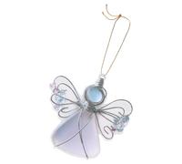Pendentif angélique plat en acrylique 2D - Thème côtier - Décoration de vacances pour sapin de Noël ou décoration d'intérieur