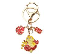 Pendentif année chinoise du serpent, porte-clés porte-bonheur serpent en métal,Pendentifs suspendus Année 2025 du Serpent - Charme Année du Serpent 2025 pour adultes et