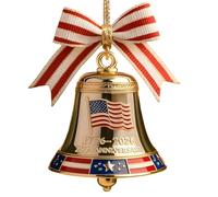 Pendentif arbre de Noël 1776-2026 - Décoration commémorative du 250e anniversaire des États-Unis faite à la main à partir de métal massif pour la maison et le jardin - Un souvenir patriotique de
