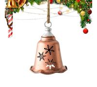 Pendentif Arbre De Noël De Vacances-ornement De Cloche Creuse De 5 Cm, décoration Festive En Métal, Accessoire De Suspension Brillant | Fête Maison École Café Mariage Anniversaire Décoration Pour Va