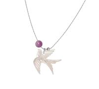 Pendentif artistique Perles Collier Moderne Ethnique Collier Alliage Résine Longueur Réglable Bijoux de Fête Simple Élégant Pendentif Oiseau Bijoux, taille unique, Comme décrit, Comme décrit