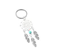Pendentif attrape-rêves pour filles - Attrape-rêves - Porte-clés à suspendre - Décoration de voiture - porte-clés en plumes - Attrape-rêves porte-bonheur pour sac
