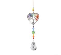 Pendentif attrape-soleil coloré pour arbre de vie en cristal, parfait pour la décoration de la maison et du jardin (par Love)