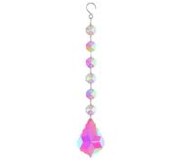 Pendentif attrape-soleil en cristal prisme arc-en-ciel, carillon à suspendre en cristal, décoration à suspendre à la fenêtre (style 9)