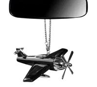Pendentif Avion Solaire Voiture - Ornement Hélicoptère avec Ailes Rotatives Flexibles | Décoration Rétroviseur | Technologie Avancée pour un Plaisir Visuel Unique, Accessoire Intérieur d'Habitacle