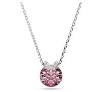 Swarovski Pendentif Bella V, Taille ronde, Rose, Métal rhodié