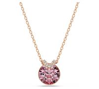 Swarovski Pendentif Bella V, Taille ronde, Rose, Placage de ton or rosé