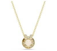 Swarovski Pendentif Bella V, Taille ronde, Ton doré, Placage de ton or