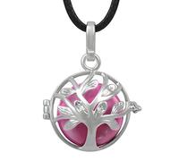 Pendentif Bijou Argent Grossesse Bola"Olivier" Carillon Rose plaqué Argent. Prix déstockage.