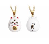Pendentif Bola de Grossesse Maneki Neko Chat Porte-Bonheur Céramique