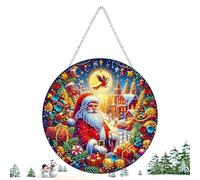 Pendentif Bonhomme De Neige - Kit D'ornement Créatif À Suspendre 20 X 20 X 1 Cm | Ensemble De Décoration De Bonhomme De Neige Mignon pour Emballage De Cadeau d'arbre De, Décor Festif | Pendentif