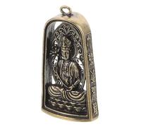 Pendentif Bouddhiste en Laiton Vintage, Breloque Décorative à Suspendre | Ornement Religieux pour Maison, Création Diy, Finition Élégante, Idée Présent pour Proches Lors D'occasions Spéciales