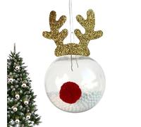 Pendentif boule de Noël, boules d'ornements de Noël - Boule de décoration d'arbre de Noël - BoulesTransparentes, ornements en boules en PET pour la décoration de la maison, mariage, fe