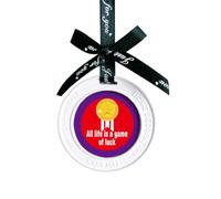Pendentif breloque d'aromathérapie avec mots de film de la vie