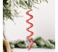 Pendentif Canne À Bonbons De Noël 3d, Décoration Suspendue, Arbre De Noël, Jouets Pour Enfants, Réutilisable Pour Mariage, Outil De Librairie, 1 Pièce