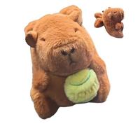 Pendentif Capybara, peluche Capybara mignonne | Porte-clés animaux en peluche,Pendentif porte-clés de sac à dos, jouet d'animaux en peluche Capybara réalistes, poupées d'animaux en peluche Capybara