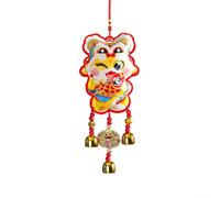 Pendentif carillon à vent pour festival du printemps 2025 avec motif serpent pour décoration d'intérieur et de maison (3)
