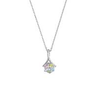 Pendentif carré en Cristal, Collier Sauvage élégant, chaîne de clavicule