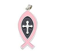 Pendentif catholique en métal double face - Bijoux religieux pour femme/homme, pendentif en forme de croix en acier inoxydable durable pour événements religieux, cadeaux de Noël, baptême