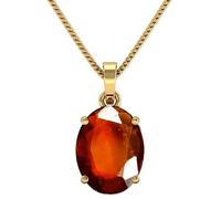Pendentif certifié non chauffé non chauffé 11,25 Ratti 10,25 carats de qualit Grenat Hessonite naturelle Plaqué or Gomed pour femmes et hommes S-B09H34FMMRNAMZ, petit, pierre précieuse