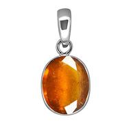 Pendentif certifié non chauffé non chauffé 13,25 Ratti 12,75 carats de qualité A+ Grenat naturel Hessonite Gomed pour femmes et hommesS-B099PVGLMRNAMZ