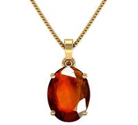 Pendentif certifié non chauffé non chauffé 5,25 Ratti 4,00 carats de qualit Grenat Hessonite naturelle Plaqué or Gomed pour femmes et hommes S-B08VFD3ZMRNAMZ, petit, pierre précieuse