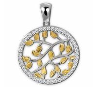 Pendentif Chaîne Cercle Pour Femme Silberdream Couleur Or En Argent 925 Sdh4384t