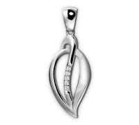 Pendentif Chaîne Feuille Pour Femme Silberdream En Argent 925 Zircone Blanc Sdh4380w