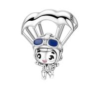 Pendentif charm en argent sterling 925 pour bracelets | Charms sur le thème du sport Charms sur le thème des loisirs Bijoux à offrir aux femmes
