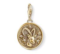 Pendentif Charm Zodiac Capricorne - Thomas Sabo - Doré - Argent 925 - Zircones blanches - Fermoir mousqueton