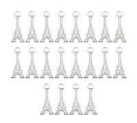 Pendentif Charme Tour Eiffel Lot de 20 Pièces, en Alliage pour Bijoux DIY