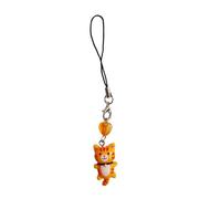 Pendentif Chat Mignon, chaîne de téléphone, Sangle en Forme de cœur, lanière de téléphone, Porte-clés en résine, Sac à Dos, Ornement, Bijoux de fête