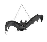 Pendentif chauve-souris fabriqué à la main - Décoration d'Halloween réaliste | Accessoires de maison hantée | Ornement à suspendre pour une utilisation en intérieur et en extérieur, accessoire de