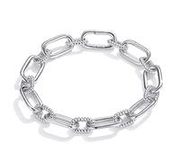 Pendentif chien éléphant ouverture boucle hamster breloques DIY argent sterling 925 perles amour clips papier bracelet compatible bracelet Pandora pour femme, keineKeine Größe verfügbar, Argent