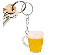 Pendentif Chope de Bière - PP 10x10x5cm Pendentif Mignon | Charme de sac à main esthétique avec un design léger et pratique, accessoire de sac à main, porte-clés décoratif | Maison, utilisation en ext