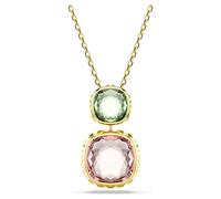 Pendentif Chroma, Taille coussin, Multicolore, Placage de ton or OS