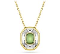 Pendentif Chroma, Taille octogonale, Vert, Doré à l’or 18 carats (750/1000) OS