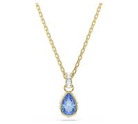 Pendentif Chroma, Taille poire, Bleu, Doré à l’or 18 carats (750/1000) OS