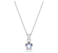 Pendentif Chroma, Tailles variées, Étoile, Blanc, Métal rhodié OS