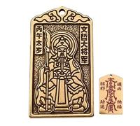 Pendentif clé de bénédiction Tai Sui - Breloque en laiton pour le Nouvel An chinois | Amulettes du zodiaque - Accessoire de porte-clés pour voiture, maison, protection personnelle, cadeau pour hommes