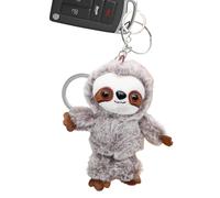 Pendentif clé en peluche, porte-clés paresseux en peluche | Mignon sac charme paresseux charme animaux en peluche | Accessoire de sac à dos pendentif clé doux et confortable pour sacs à dos clé
